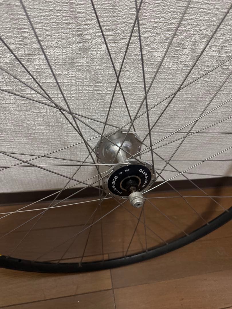 完組ホイール デュラエースハブ　競輪用前輪