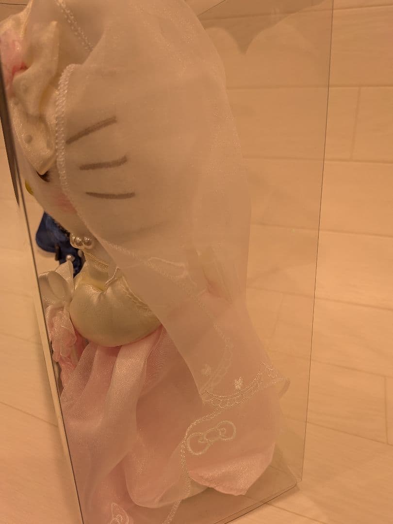 ハローキティ&ダニエル　ウエディングドールセット　希少　ぬいぐるみ　ピンクほっぺ