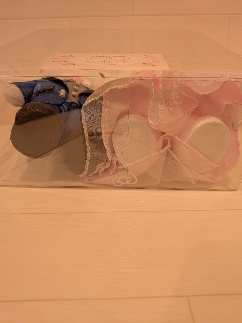 ハローキティ&ダニエル　ウエディングドールセット　希少　ぬいぐるみ　ピンクほっぺ