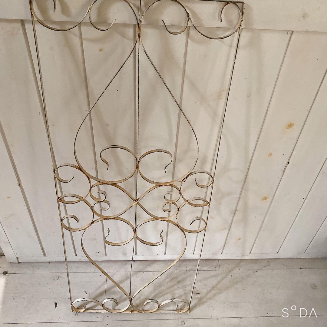 サナ23日まで取り置き アンティーク　アイアンフェンス ガーデンフェンス