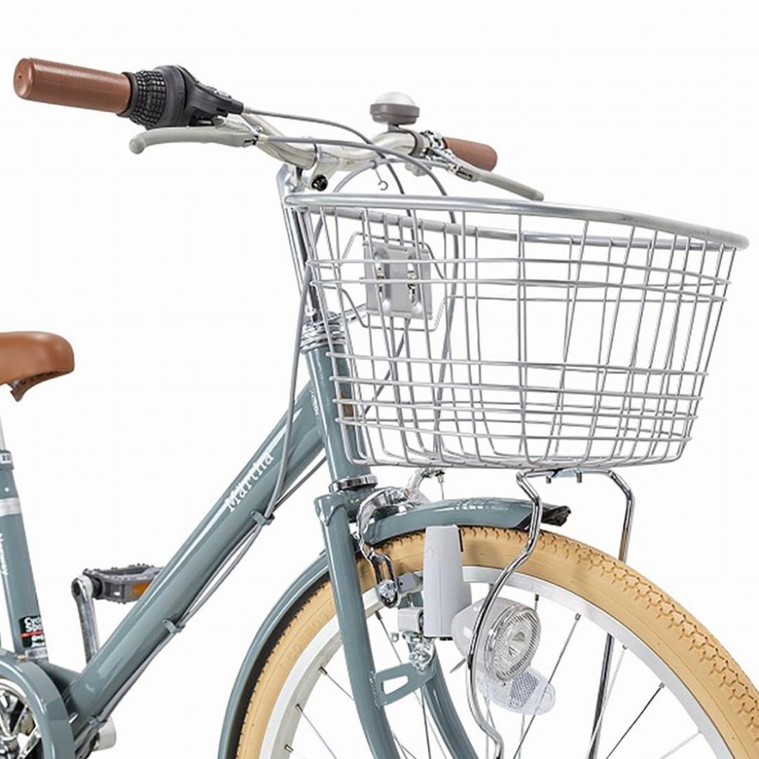 【直接引渡限定】子供用自転車22インチブルーグレー