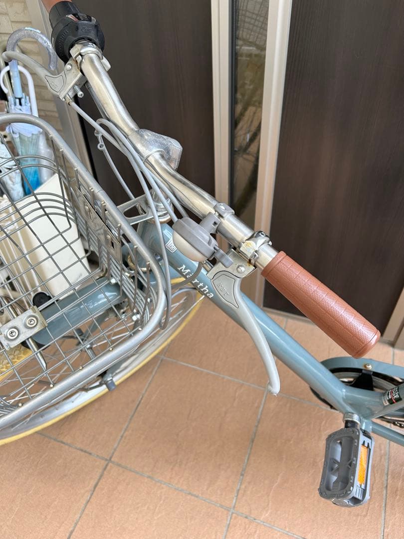 【直接引渡限定】子供用自転車22インチブルーグレー