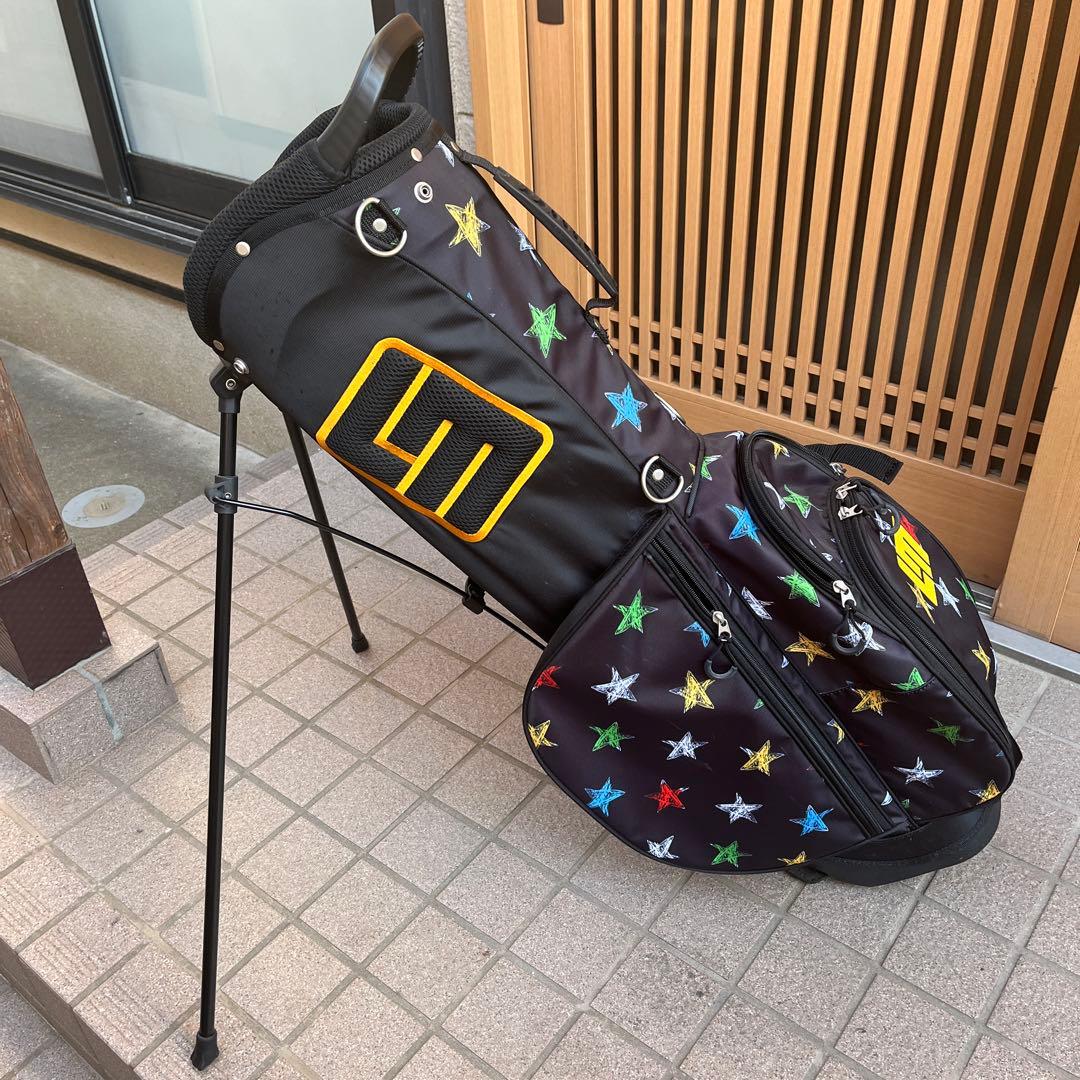 ラウドマウス　星柄　軽量スタンドゴルフバッグ