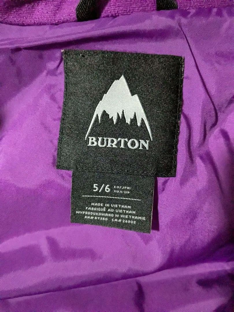 〜専用〜バートン　キッズスノーウェア サイズ5/6