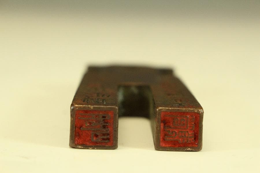 中国美術 古銅 印 文房四宝(HA402)