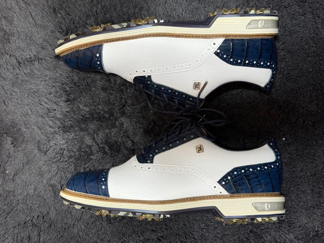 フットジョイ　FOOTJOY ゴルフシューズ ホワイト/ネイビー