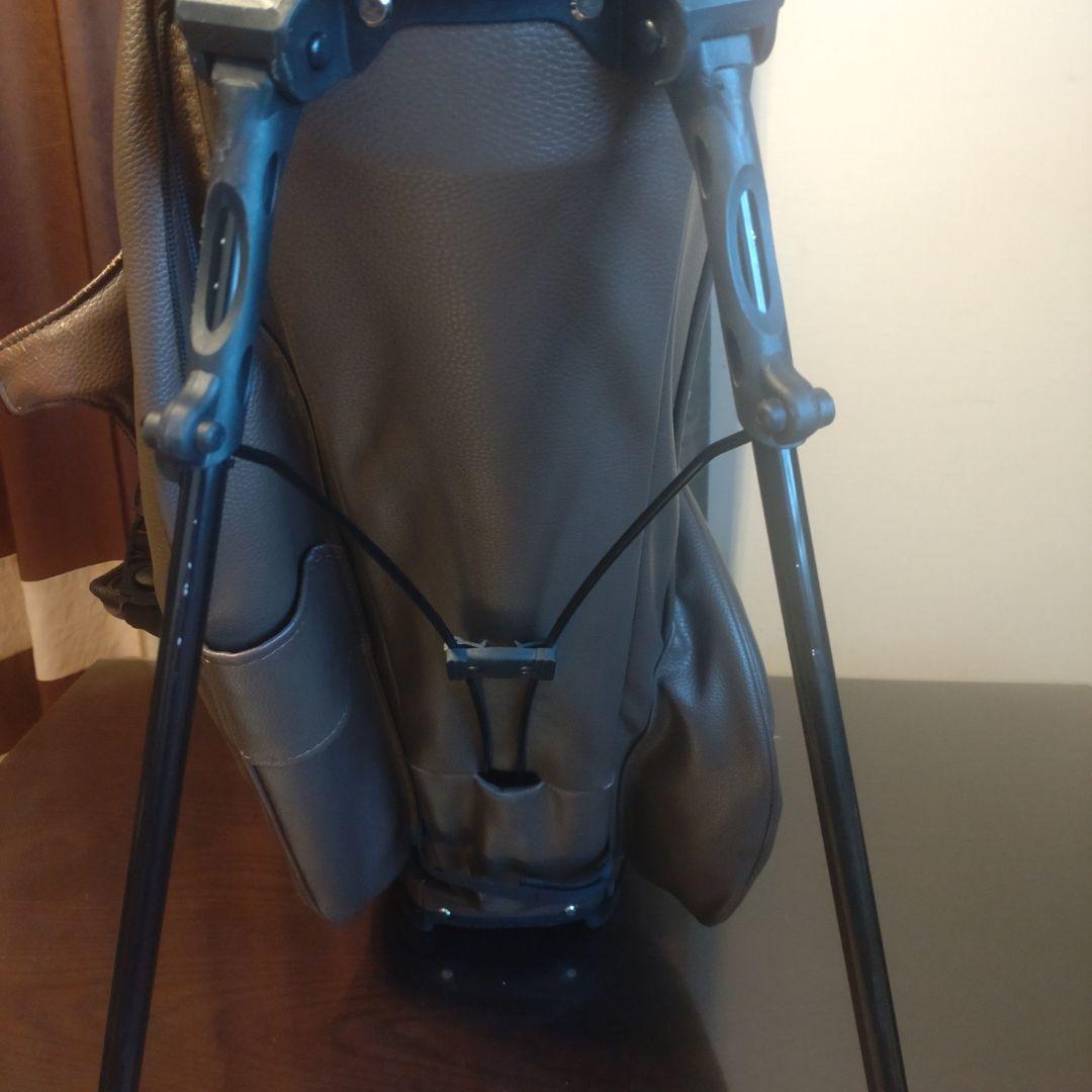 1piu1uguale3 　キャディバック　ブラウン　【破れ修正済】