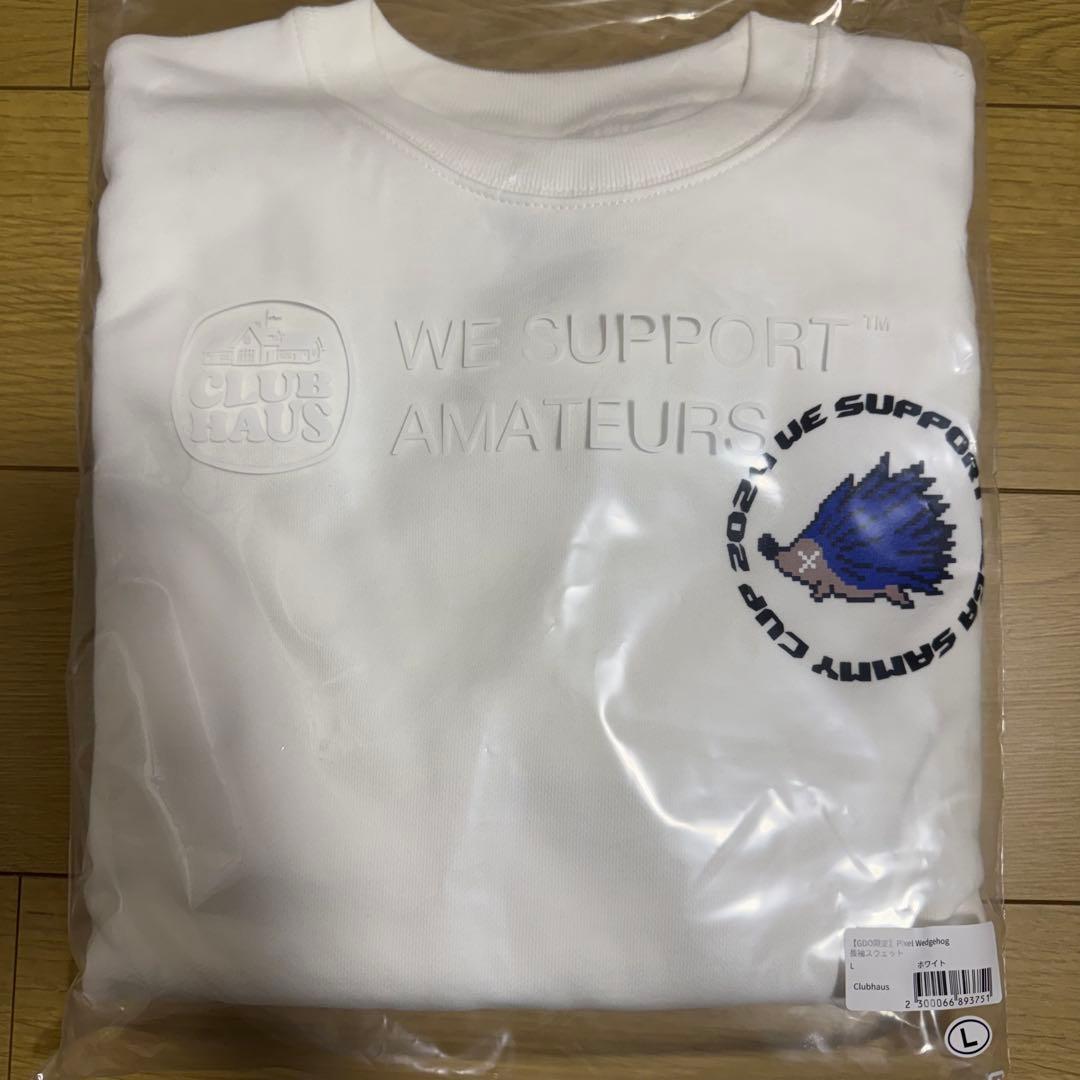 【新品未使用】clubhaus セガサミーカップ限定コラボ　 トレーナーLサイズ