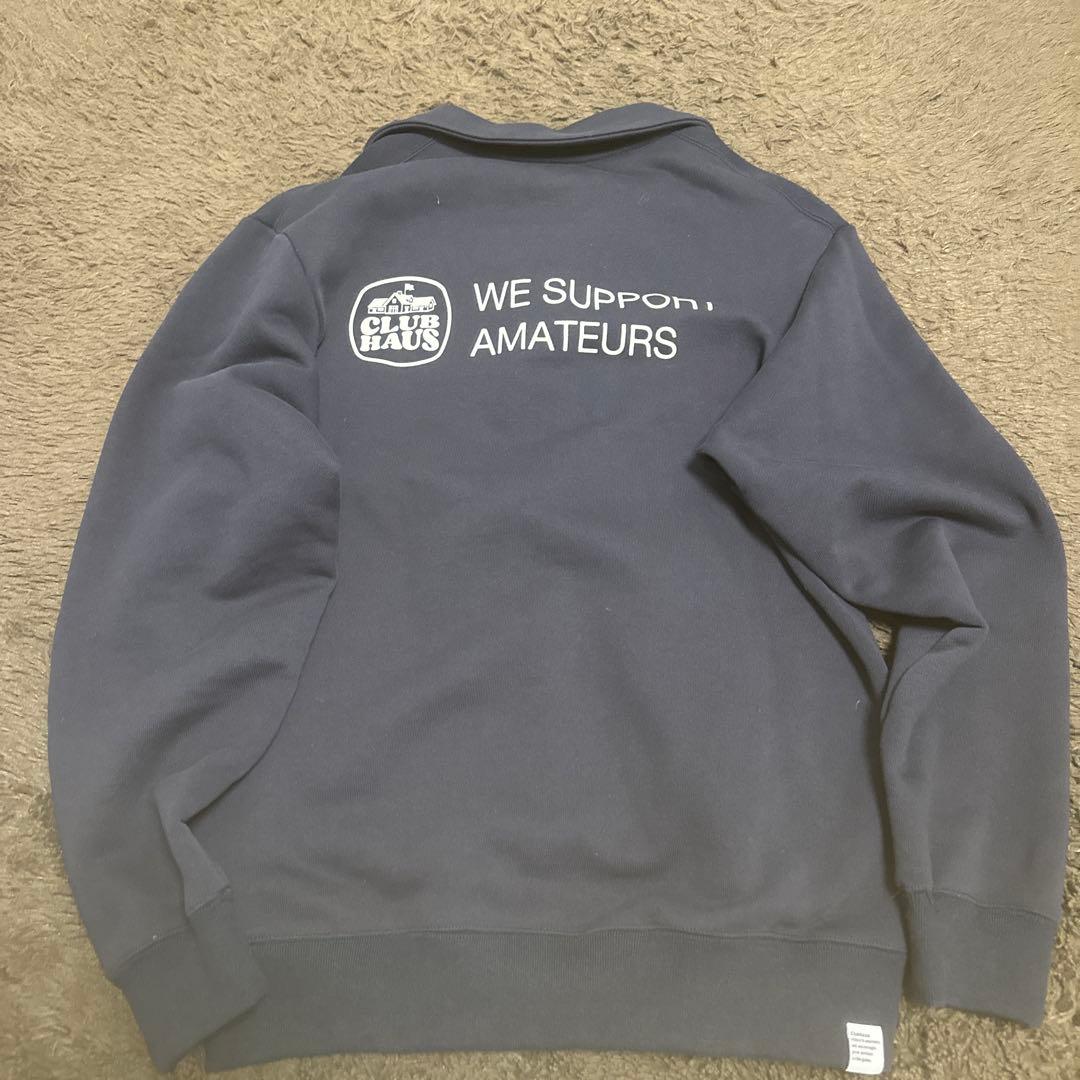 CLUBHAUS クラブハウス　スウェットポロネイビー　サイズM