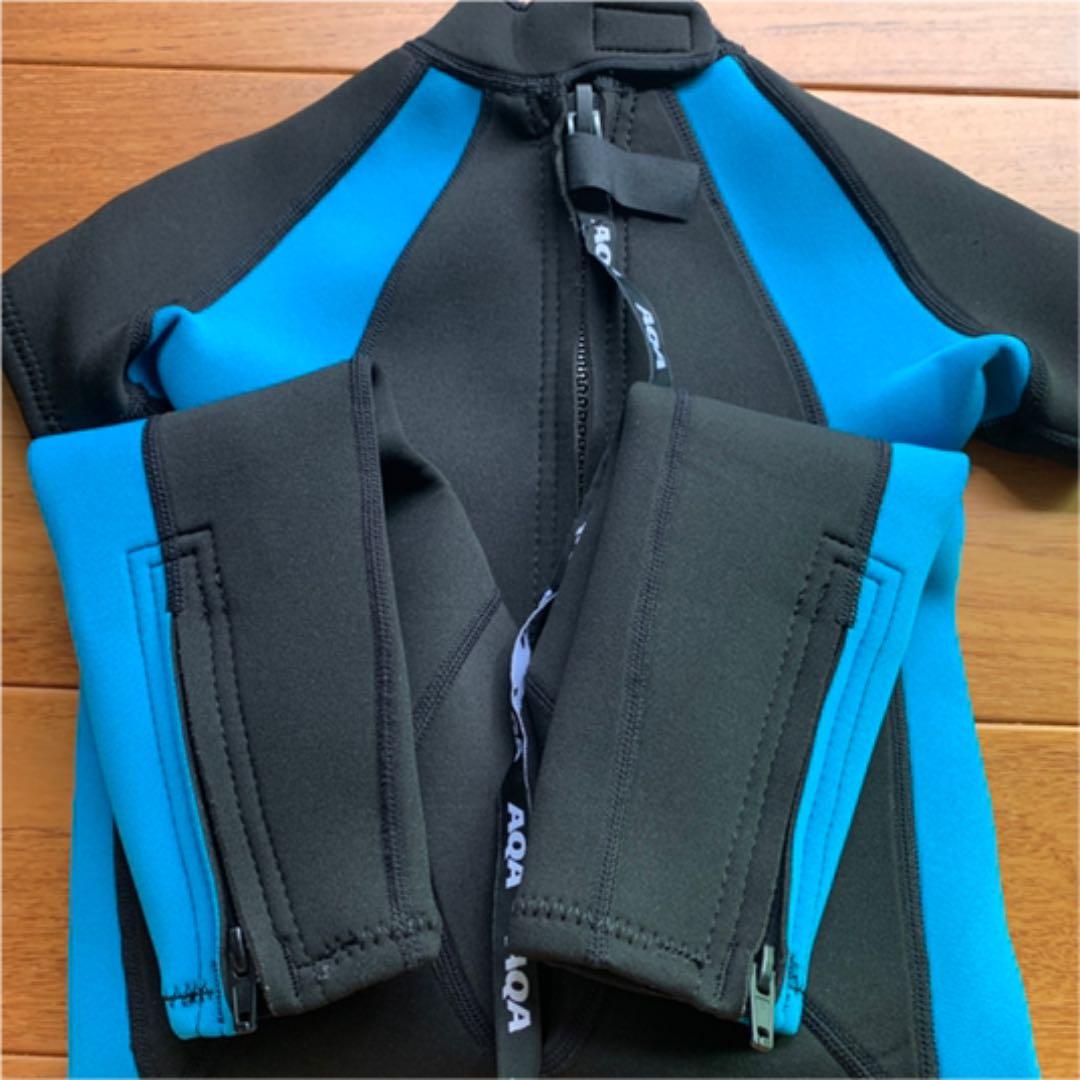 美品　AQA キッズウェットスーツ　110 男の子　女の子　子供　ウェット