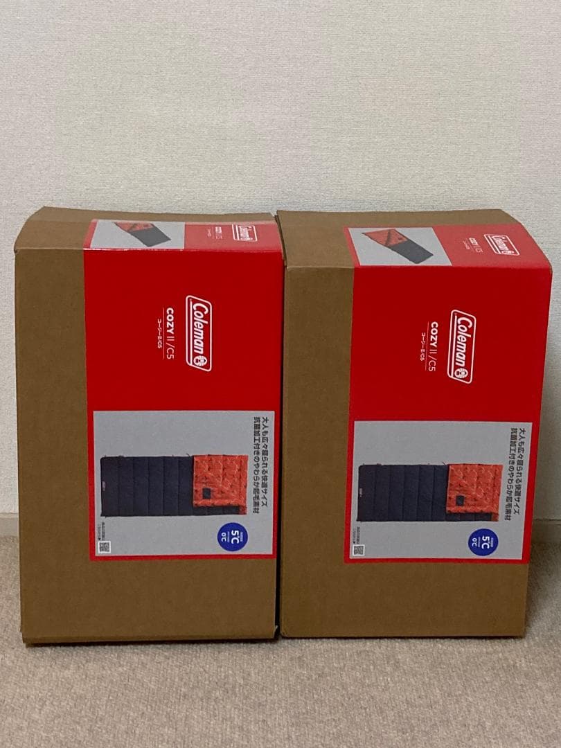 新品 Coleman コージーⅡ/C5 コールマン 寝袋 2セット 丸洗いOK
