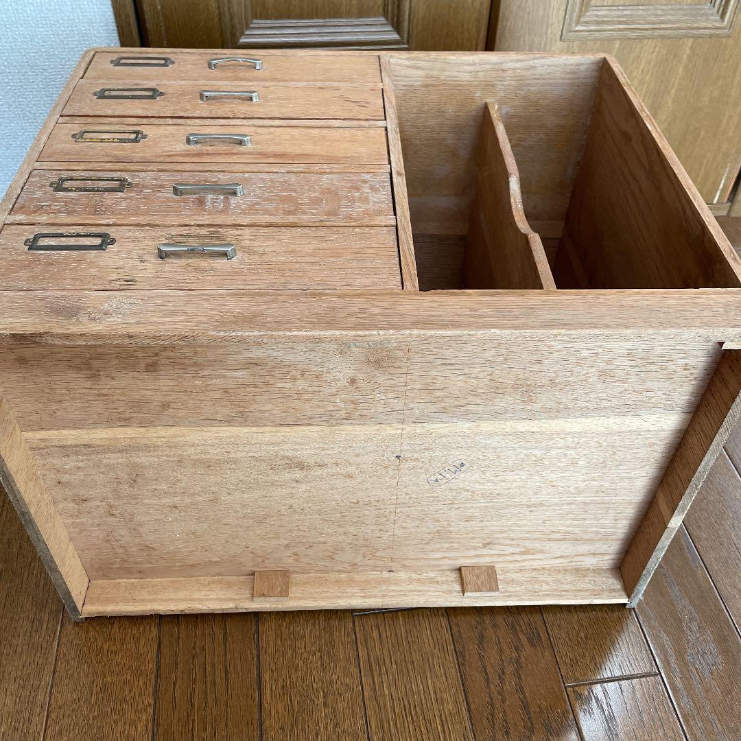 蟻組仕様 昭和大正 レトロ レコード収納? 引き出し 当時モノ