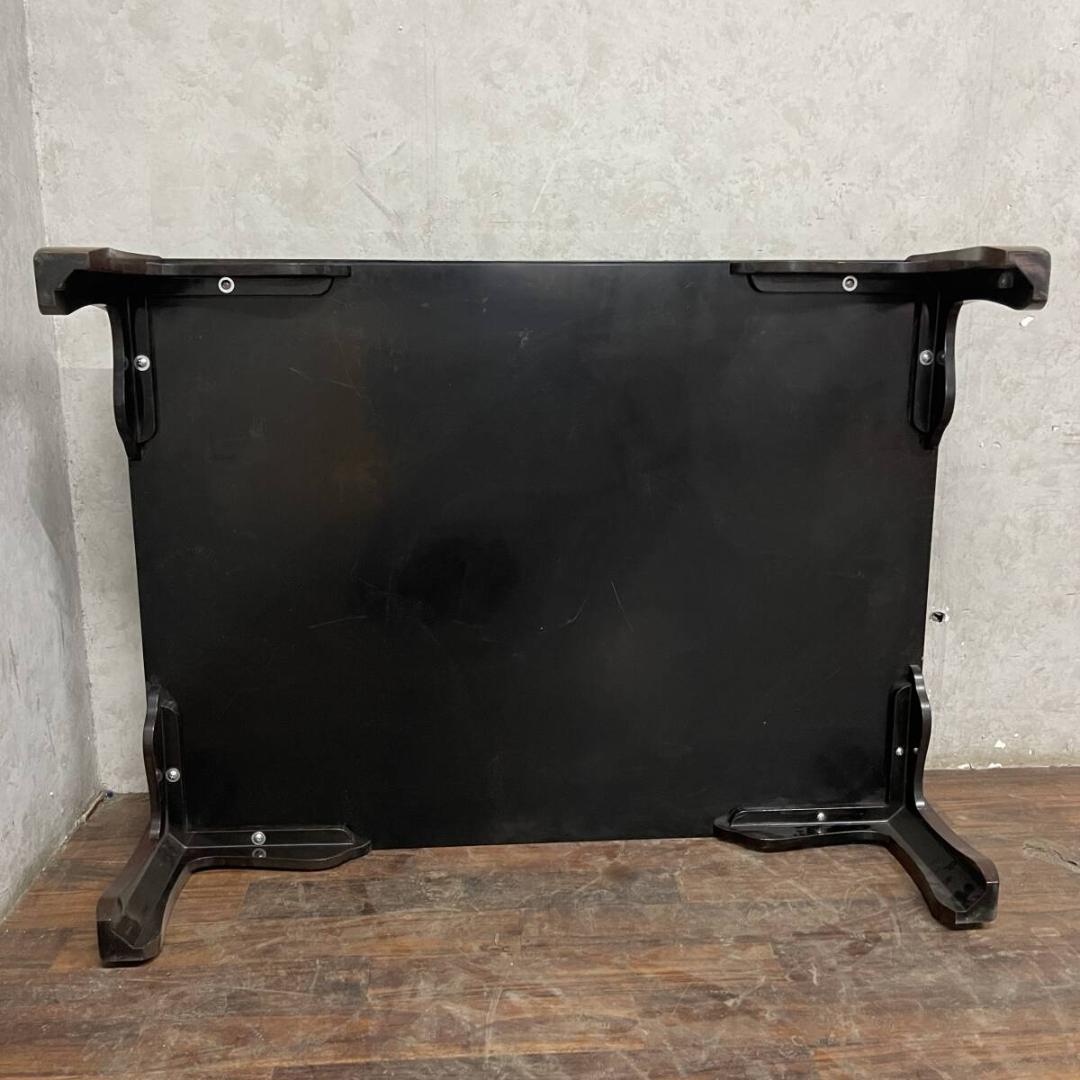 津軽塗 座卓 羽脚 天然木 伝統工芸品 唐塗 漆 漆塗 漆芸 和モダン 和家具