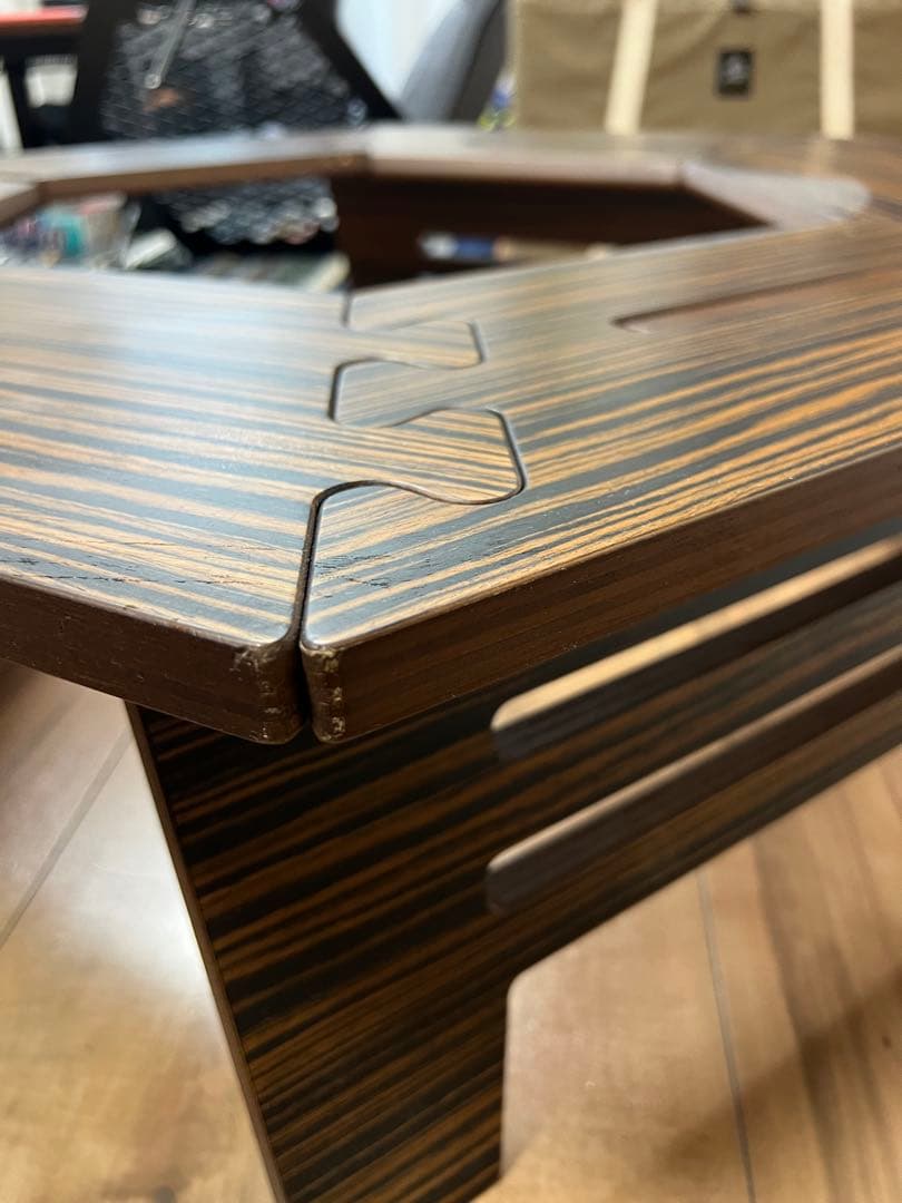 thearth ざぁーす　ヘキサテーブル　黒しま次郎　ケース付き