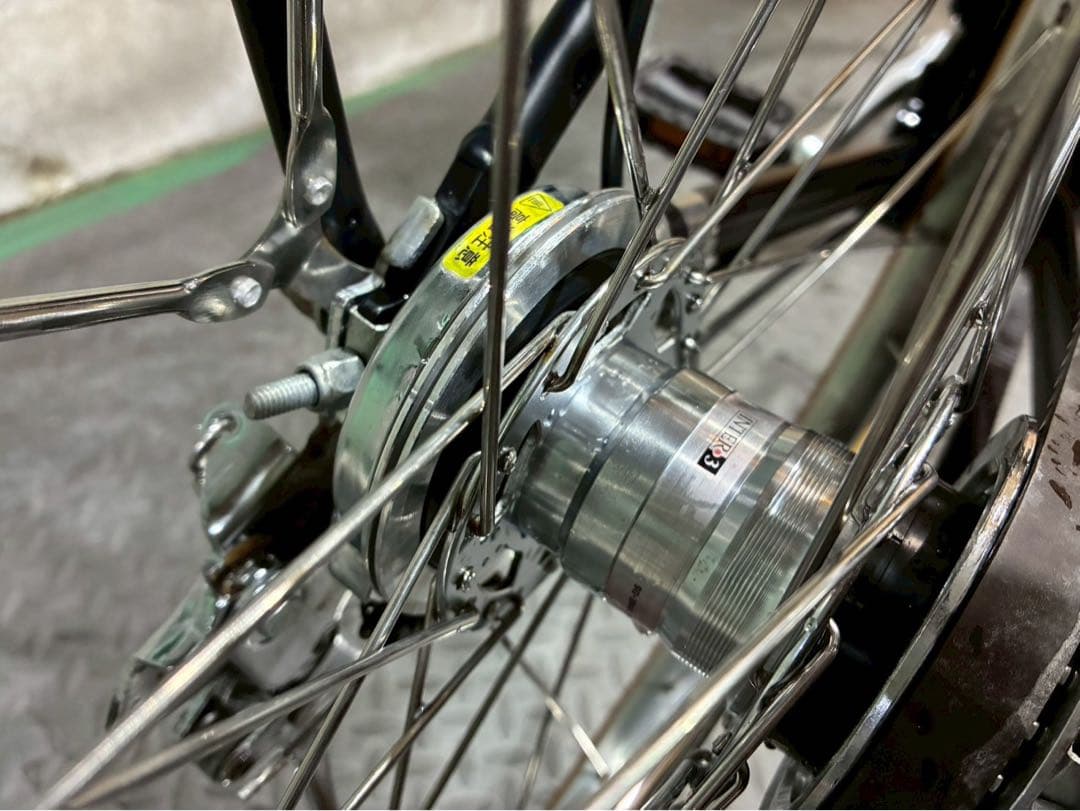 №8615 電動自転車　ブリヂストン　フロンティア 26インチ ブラック✨美品✨