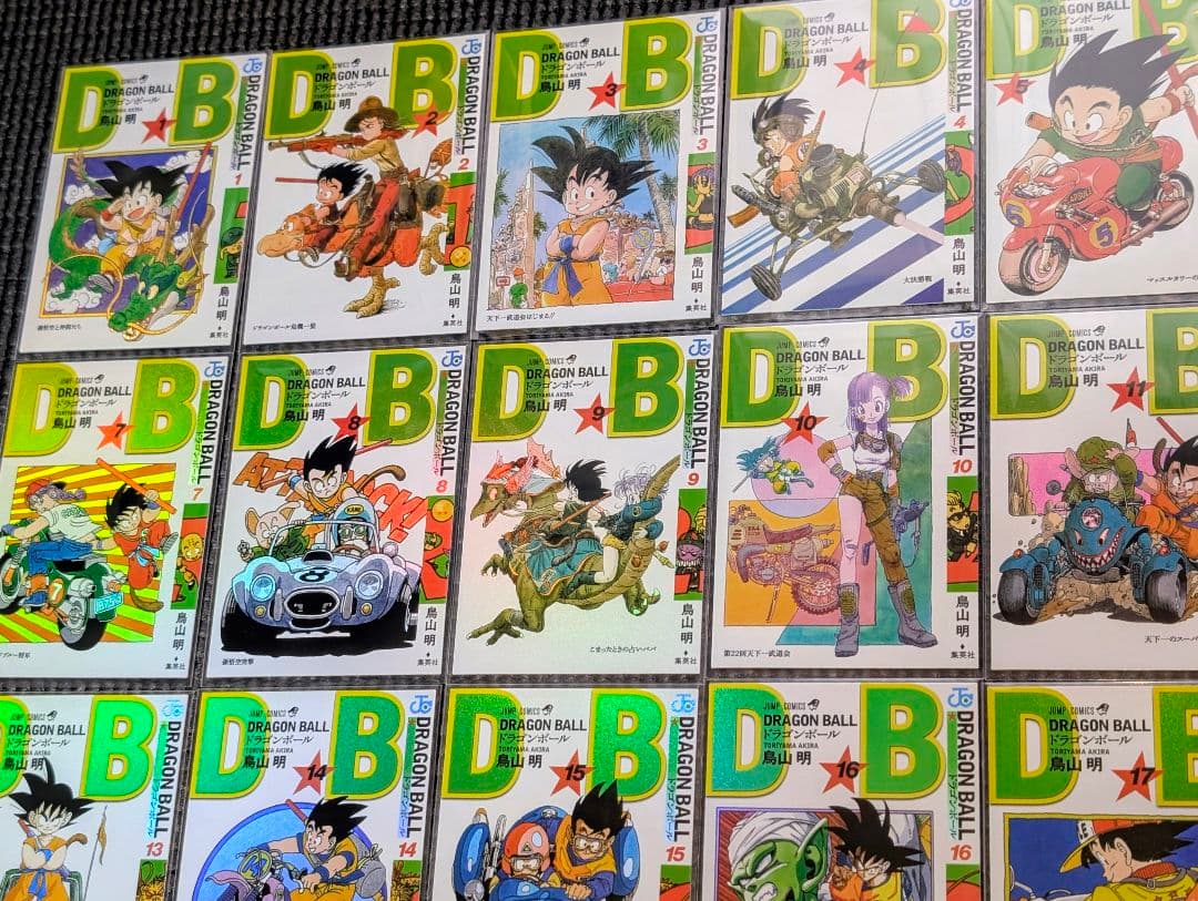 ４９枚スリーブ入　ドラゴンボール鳥山明カバーイラスト　ジャンプ作家イラストカード