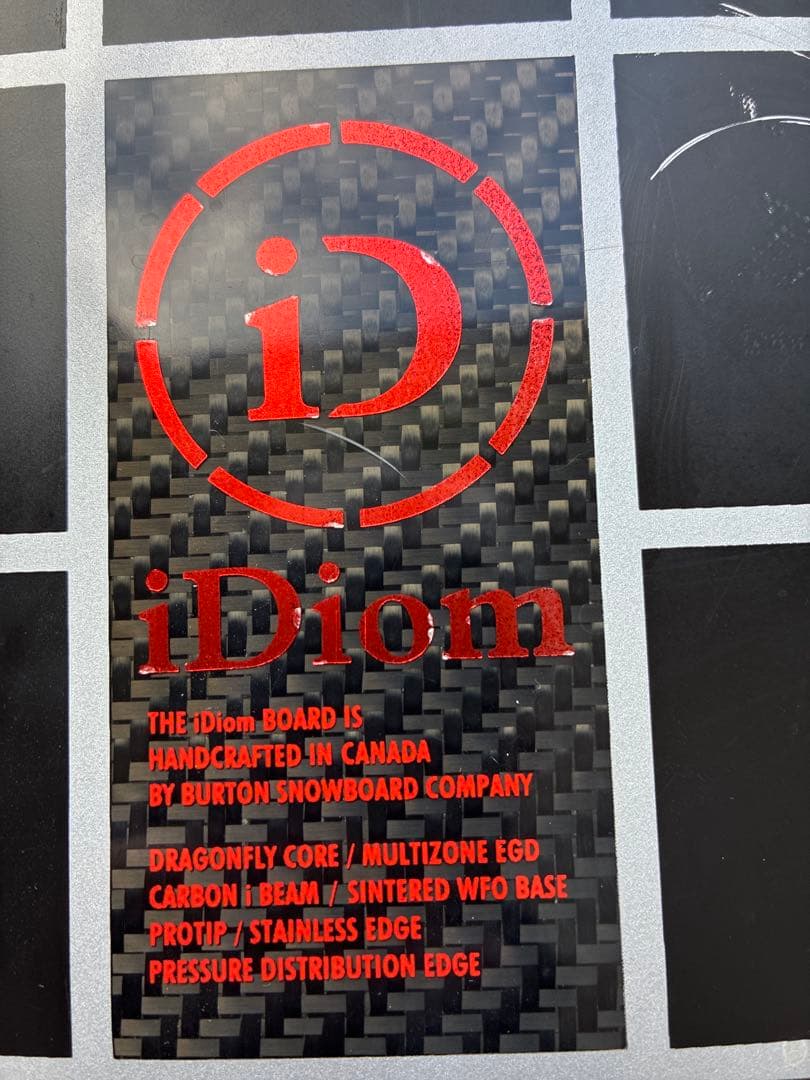 BURTON IDIOM 154 藤原ヒロシ ディレクショナルキャンバー