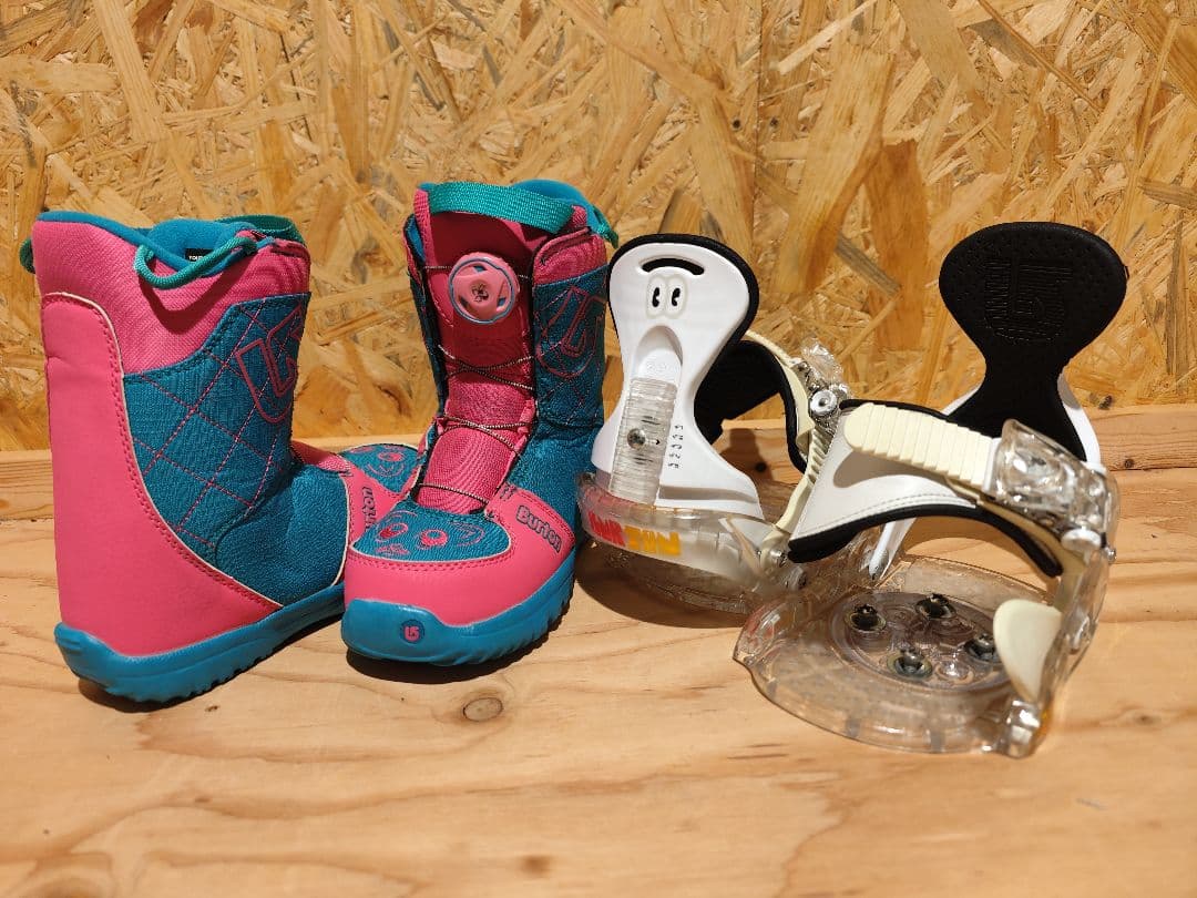 K*t様 BURTON GROM子ども用スノーボードブーツビンディングセット　バ