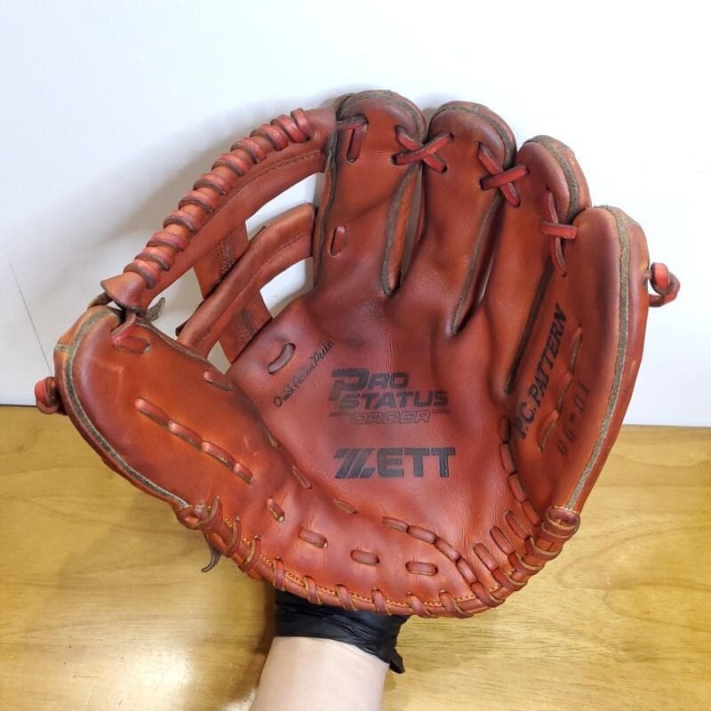 ZETT ゼット NPB 元 ダイエー 柳田聖人 プロステイタス 硬式グローブ