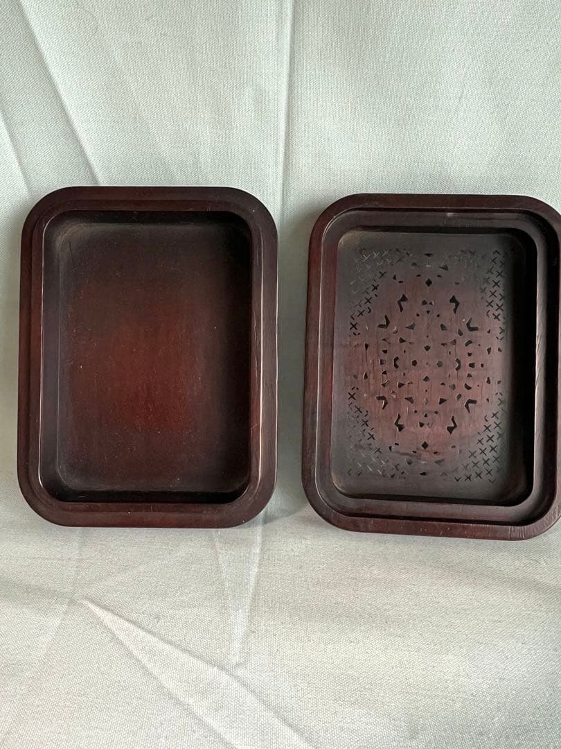 唐木 紫檀 香盒 小物入れ