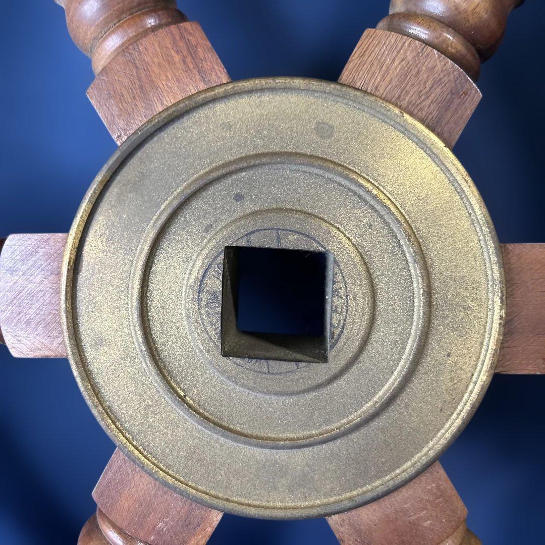 木製 舵輪　ラット　約60.5cm