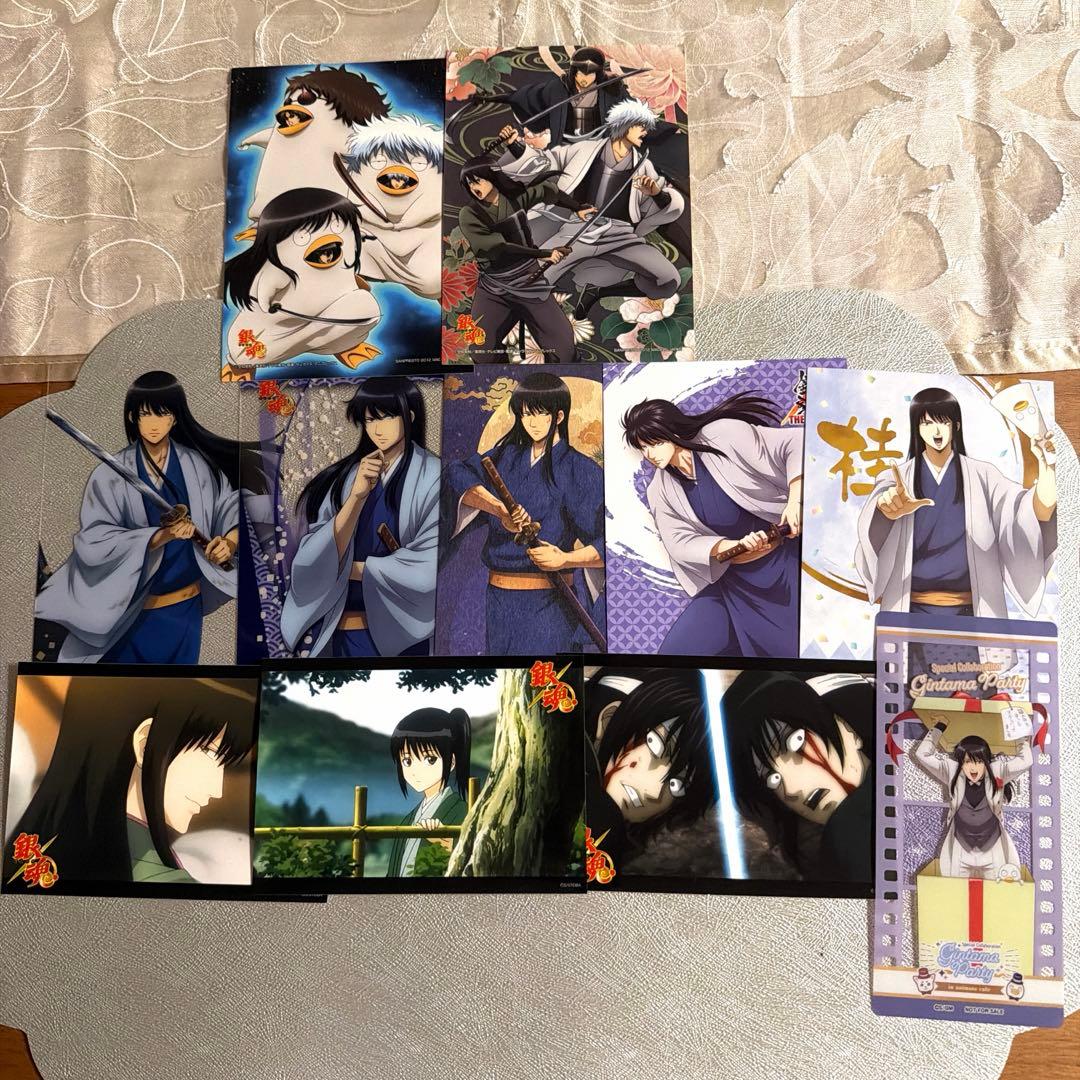 銀魂 桂小太郎 アクスタ コースター 缶バッジ ポストカード グッズ セット