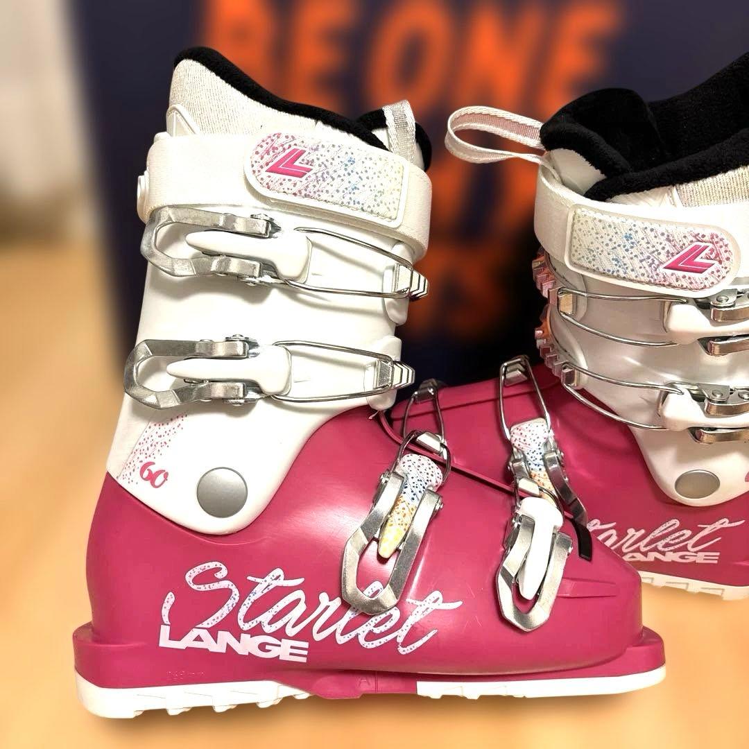 ほぼ未使用品限界値下げ‼️ラング女の子スキーブーツStarlet60 22.5cm