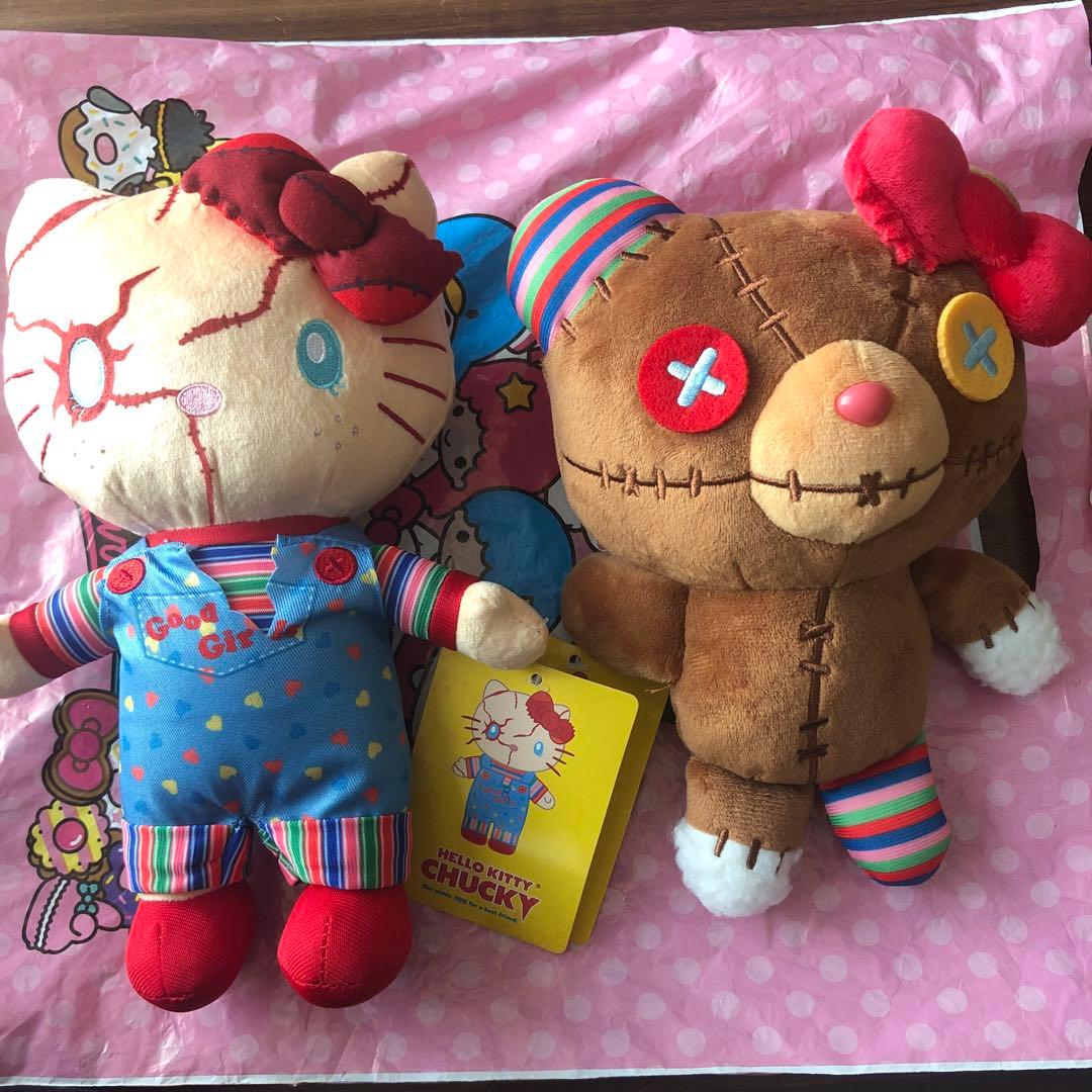 新品　キティちゃん　チャッキー　ぬいぐるみ