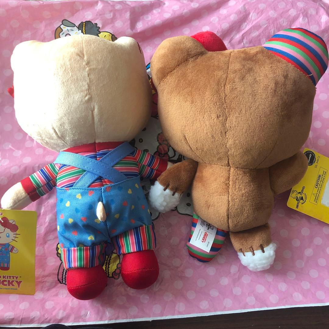 新品　キティちゃん　チャッキー　ぬいぐるみ