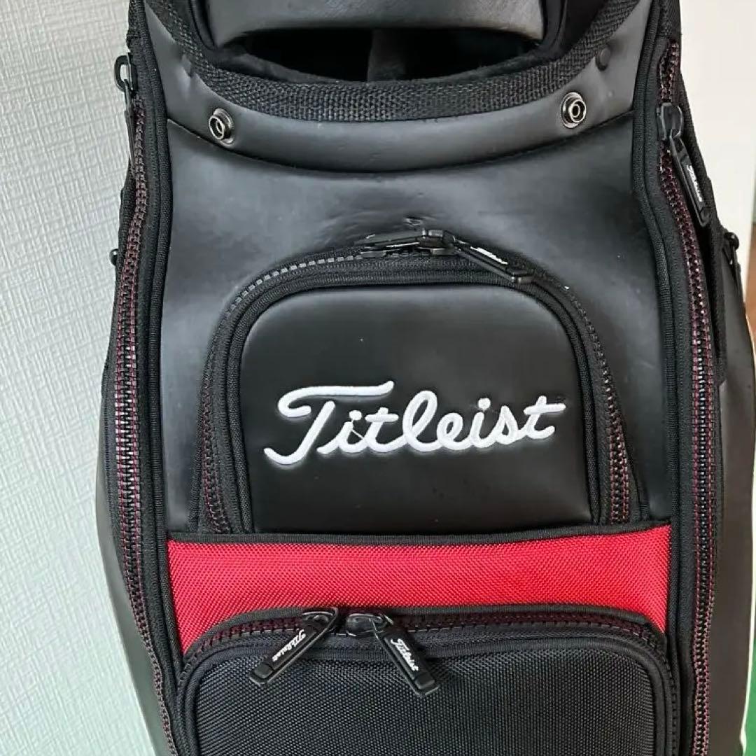⭐︎いと☆Titleist キャディバッグ 黒/白/赤