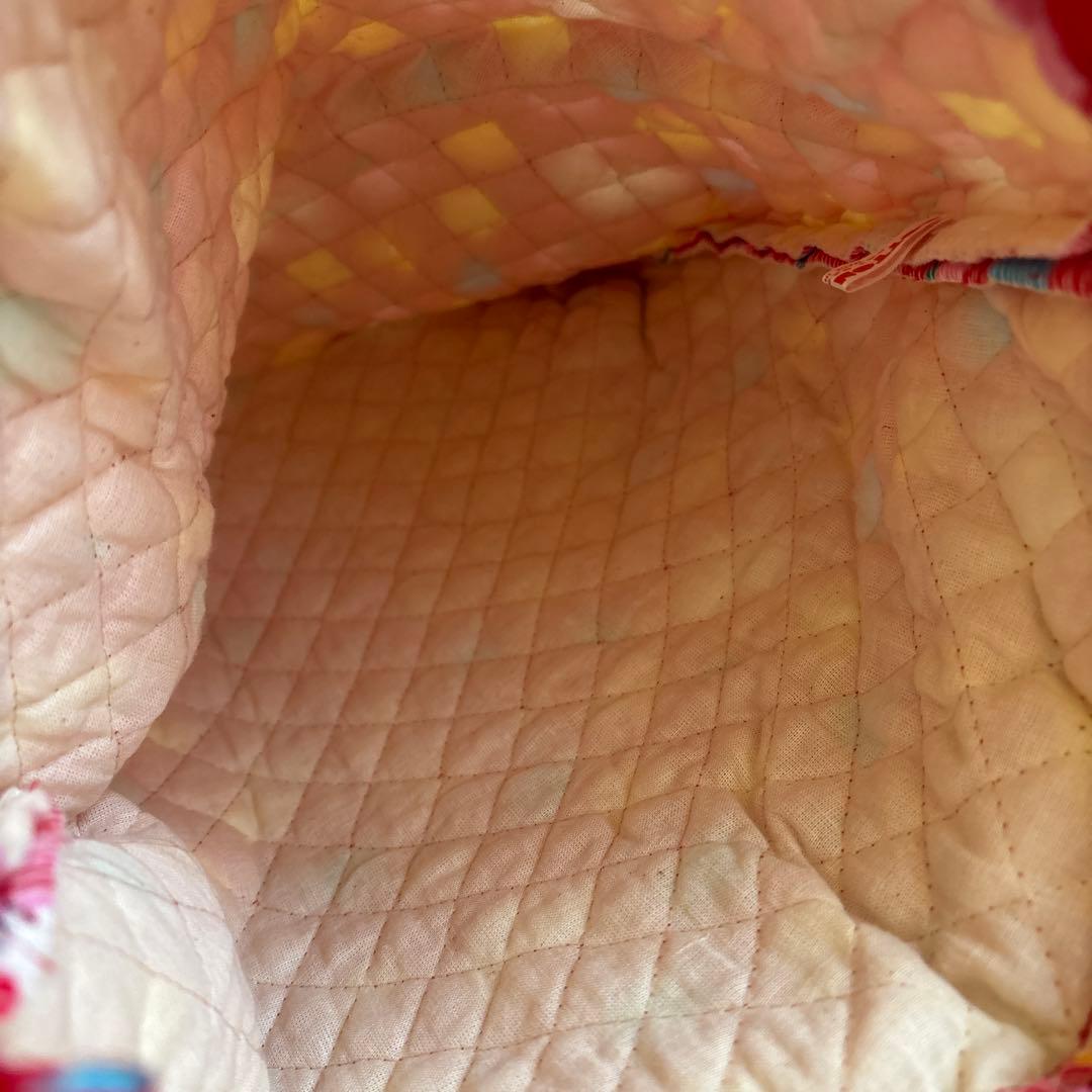 キティ　キルト　ナップザック　リュック　平成レトロ　当時物　レア