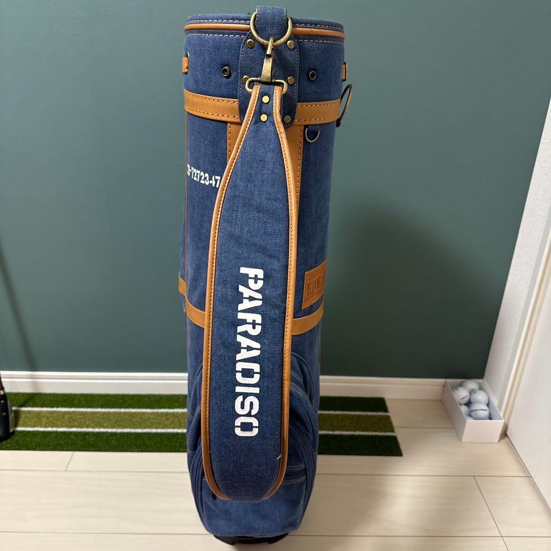 PARADISO ゴルフバッグ CB-T2723-17 ネイビー デニム