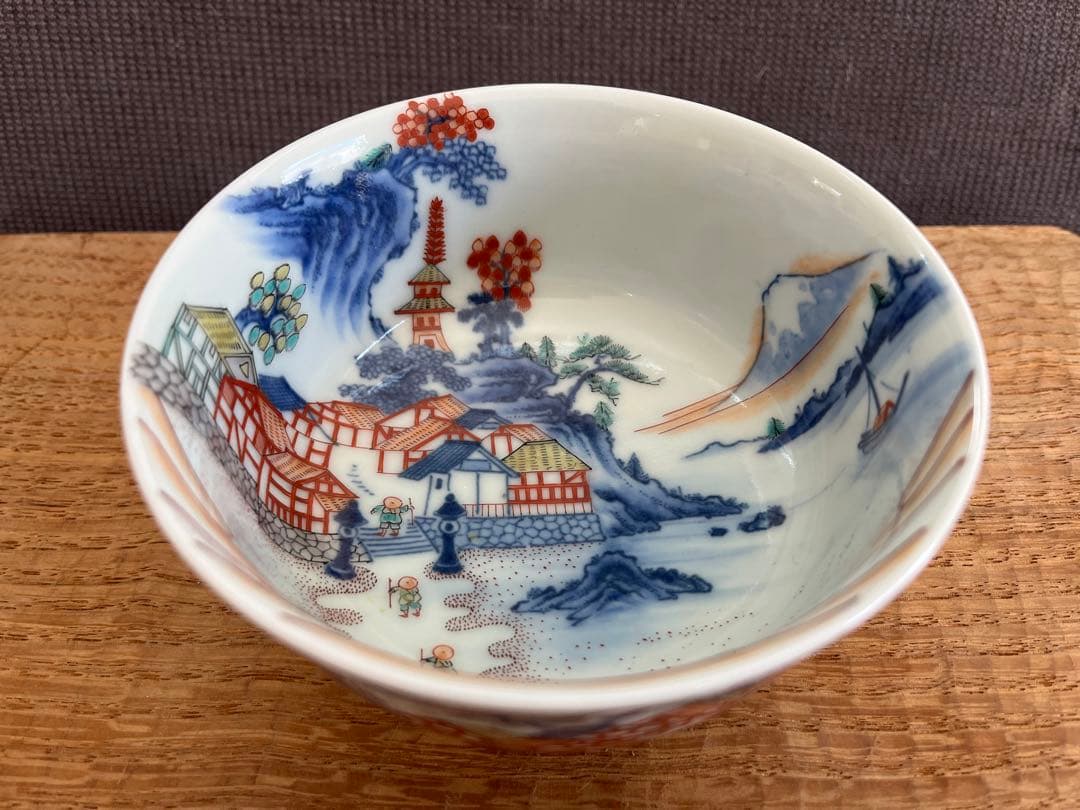 今泉今右衛門　今右衛門　椀　抹茶椀　富士山