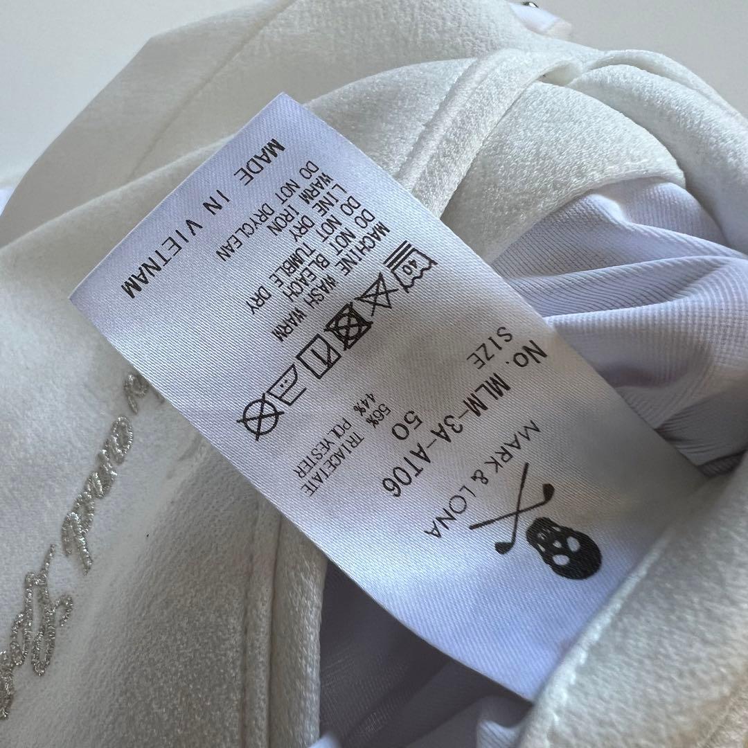 MARK&LONA マークアンドロナ　セットアップ　ベスト　パンツ　スタッズ　白