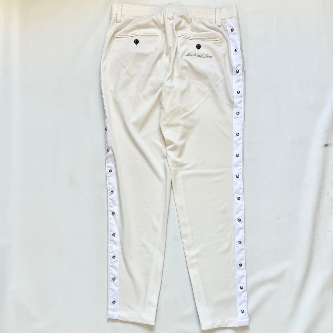 MARK&LONA マークアンドロナ　セットアップ　ベスト　パンツ　スタッズ　白