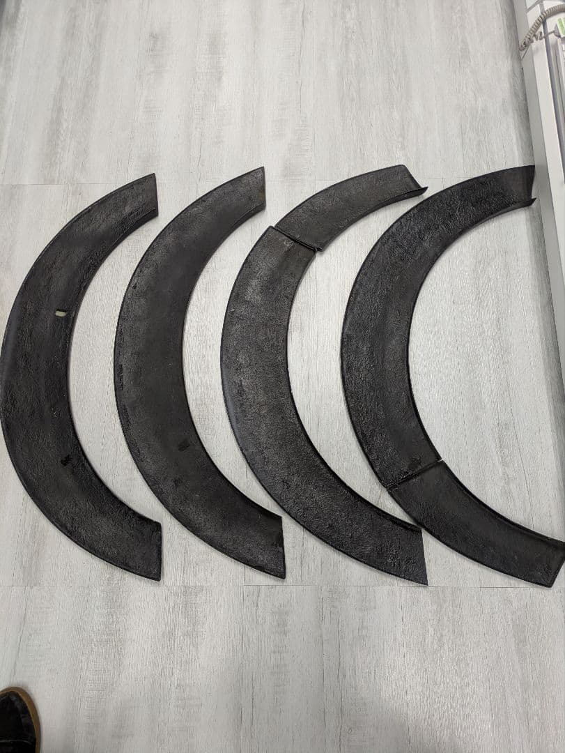 ハイエース オーバーフェンダー前後セット ブラック