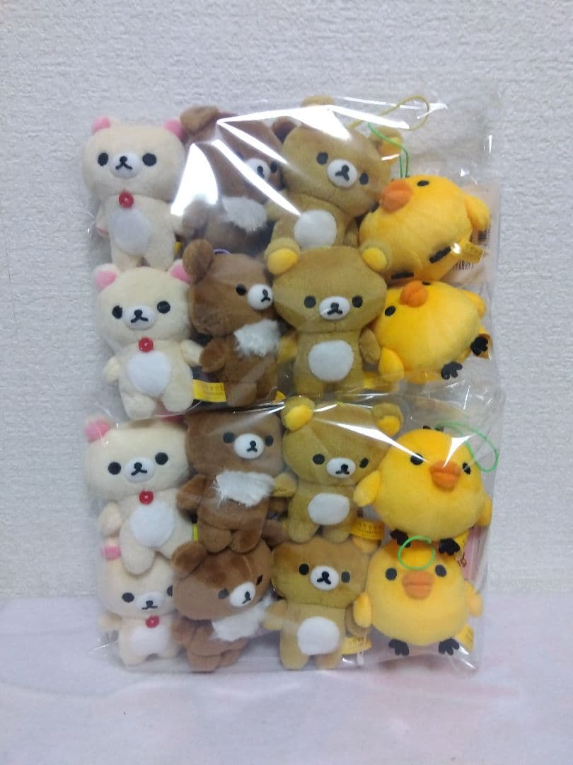 リラックマ ゴムひも付きマスコット 16点セット ラウンドワン限定