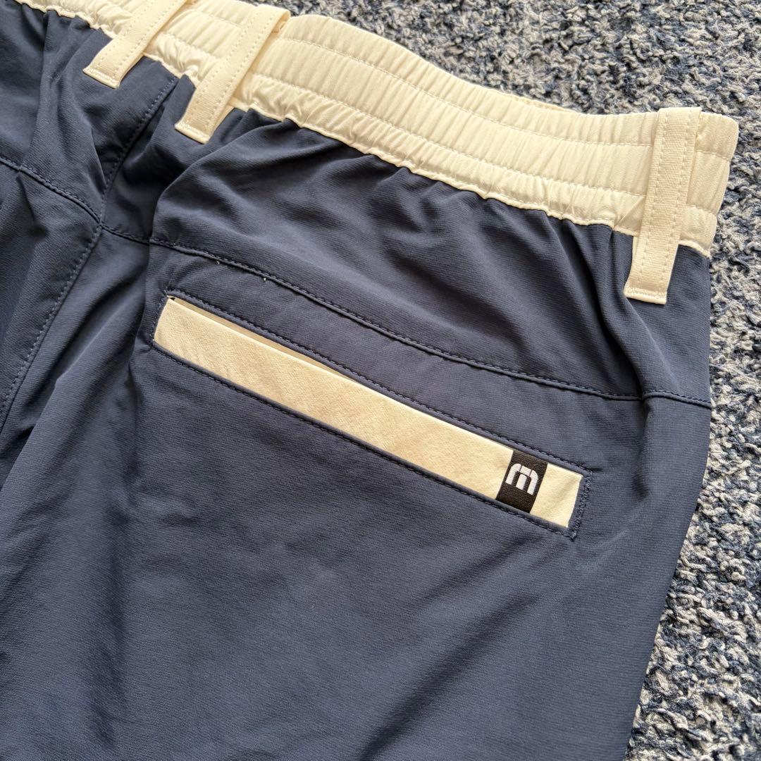 【未使用・タグ付】トラヴィスマシュー　ストレッチ　ジョガーパンツ　ネイビー　M