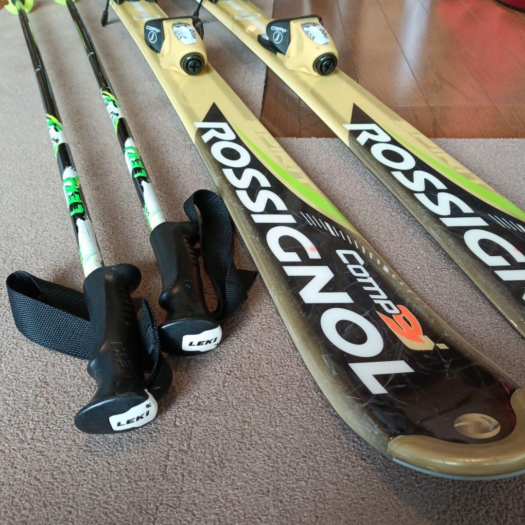 値下げ【高学年用】ROSSIGNOL スキー4点セット130