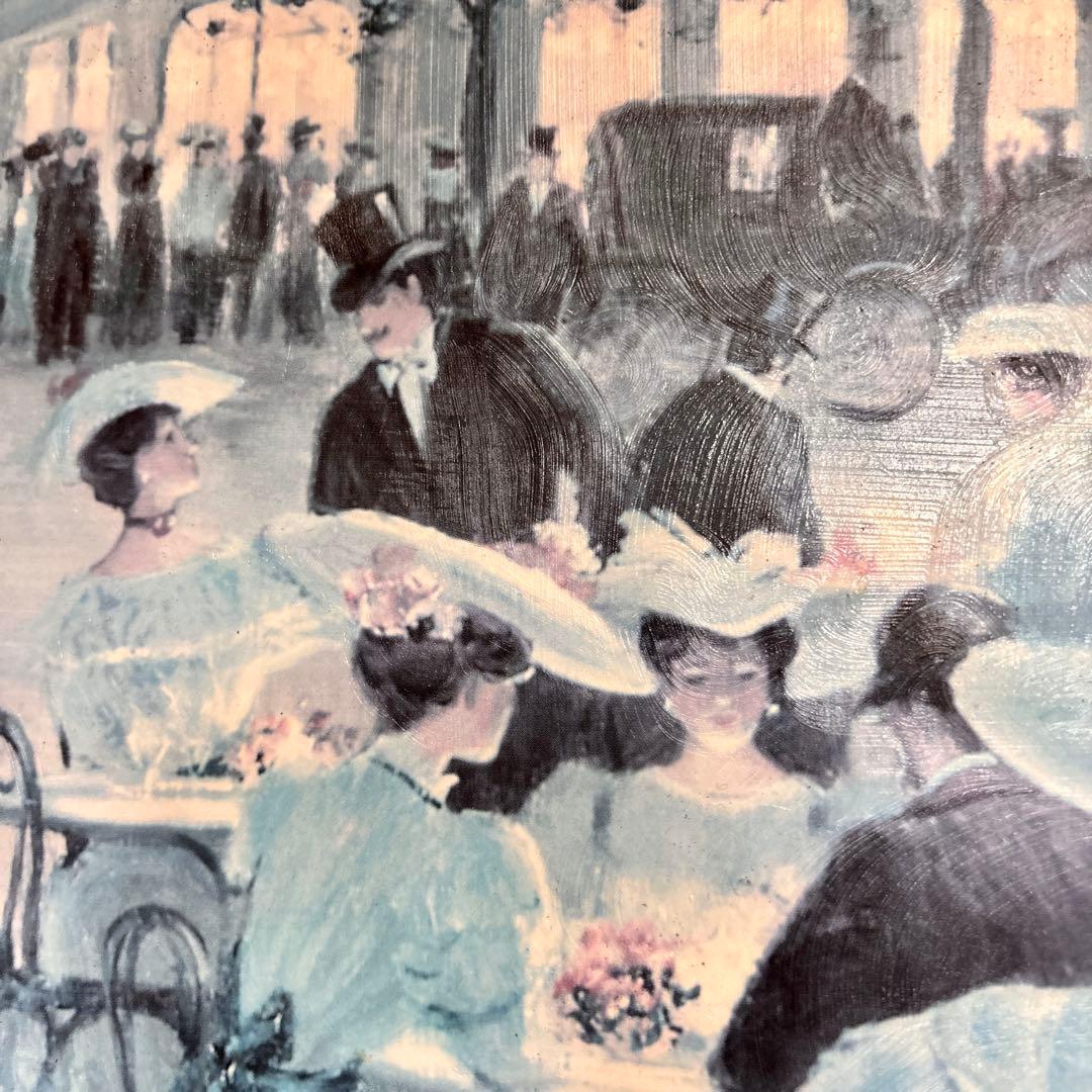 イタリアDemain 絵画 c.kieffer \"AN EVENING OUT\"