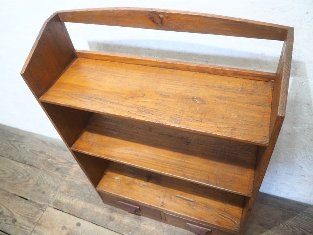 1260 ヴィンテージ　オープンラック　飾り棚　収納棚　本棚　レトロ　店舗什器