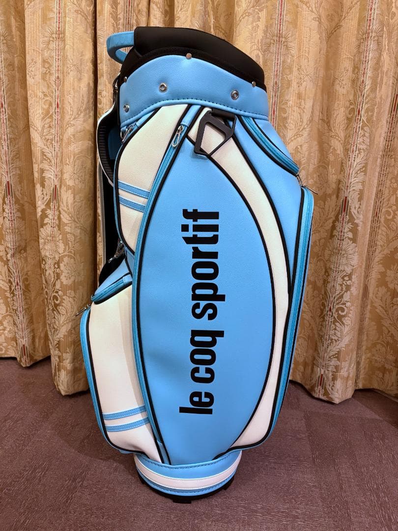 値下げ　ルコックスポルティフ　キャディバッグ ブルー