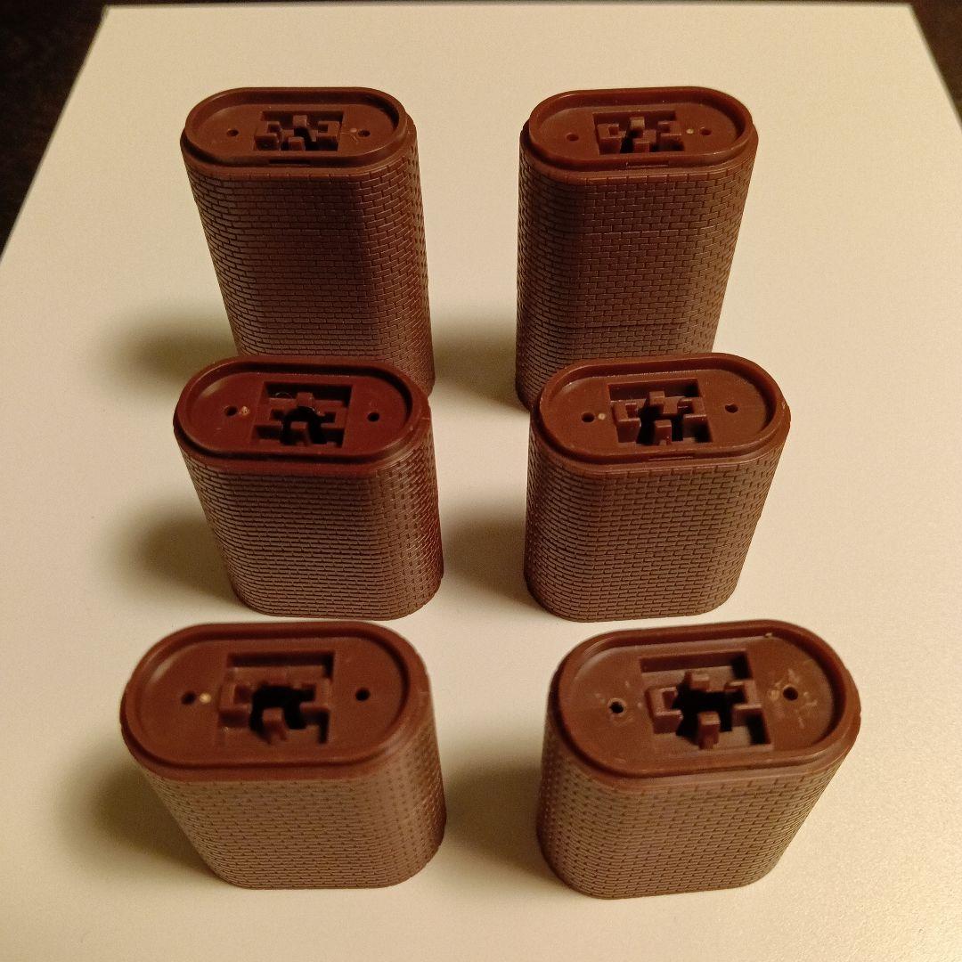 TOMIX 複線高架線路／複線高架橋脚・レンガ橋脚／複線架線柱・鉄骨型まとめ売り