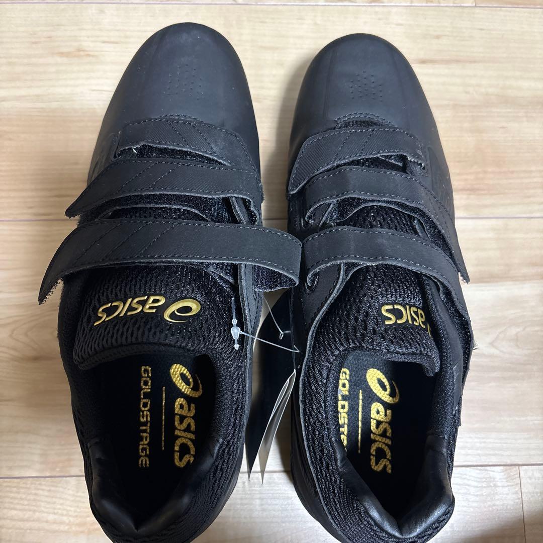 新品　アシックス　野球　スパイク　ゴールドステージMG ブラック　26.0