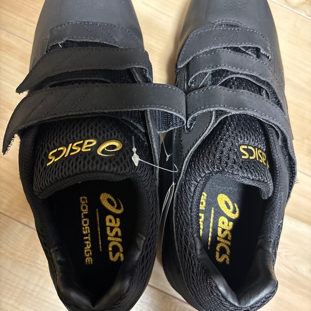 新品　アシックス　野球　スパイク　ゴールドステージMG ブラック　26.0