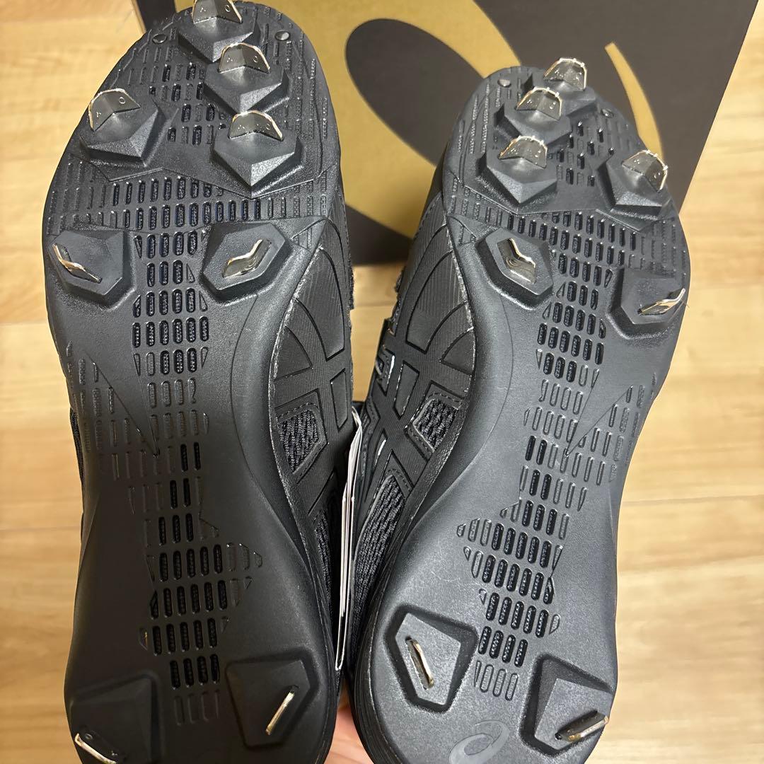 新品　アシックス　野球　スパイク　ゴールドステージMG ブラック　26.0