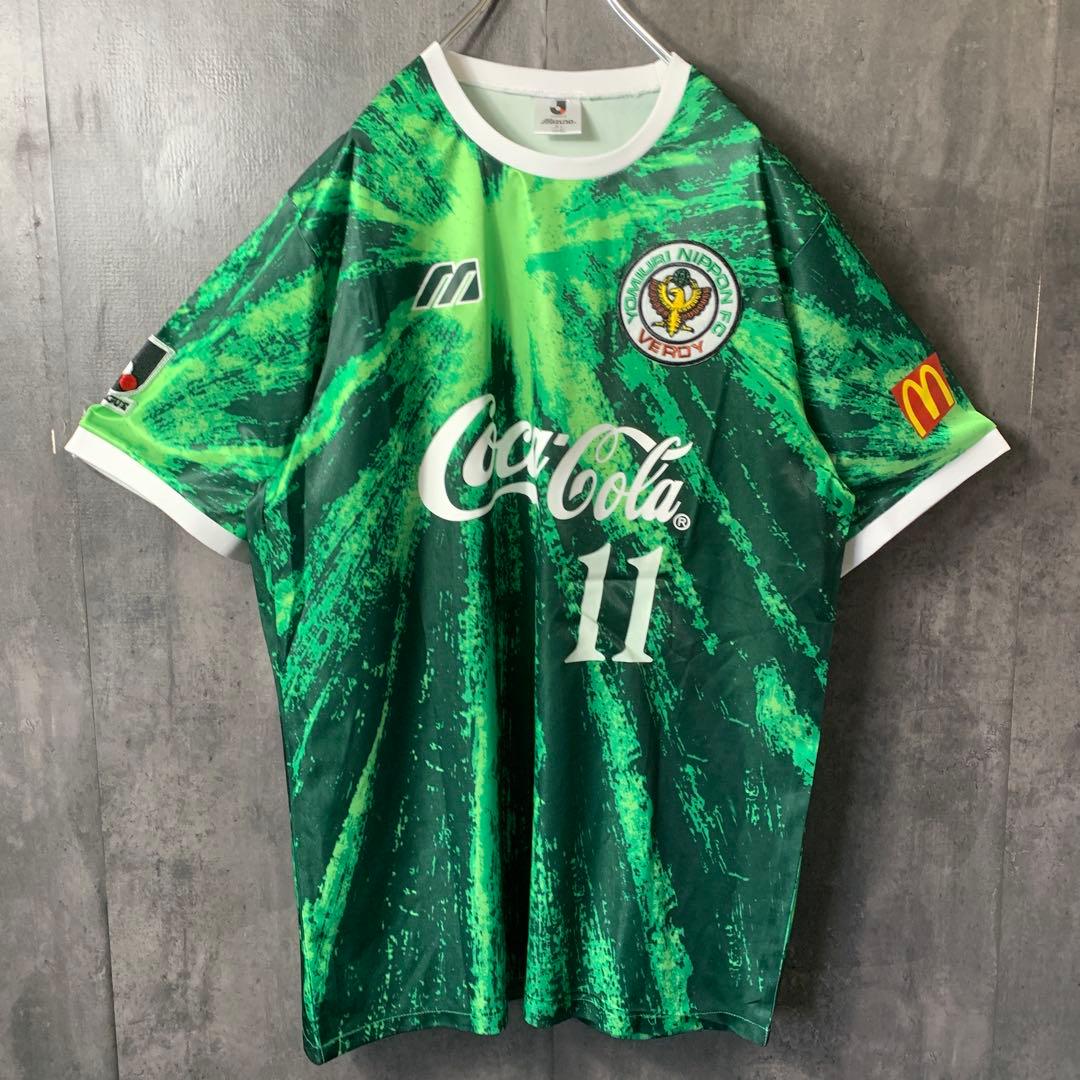 【★三浦カズ】 古着 ヴェルディ 94 ユニフォーム L 希少 vintage