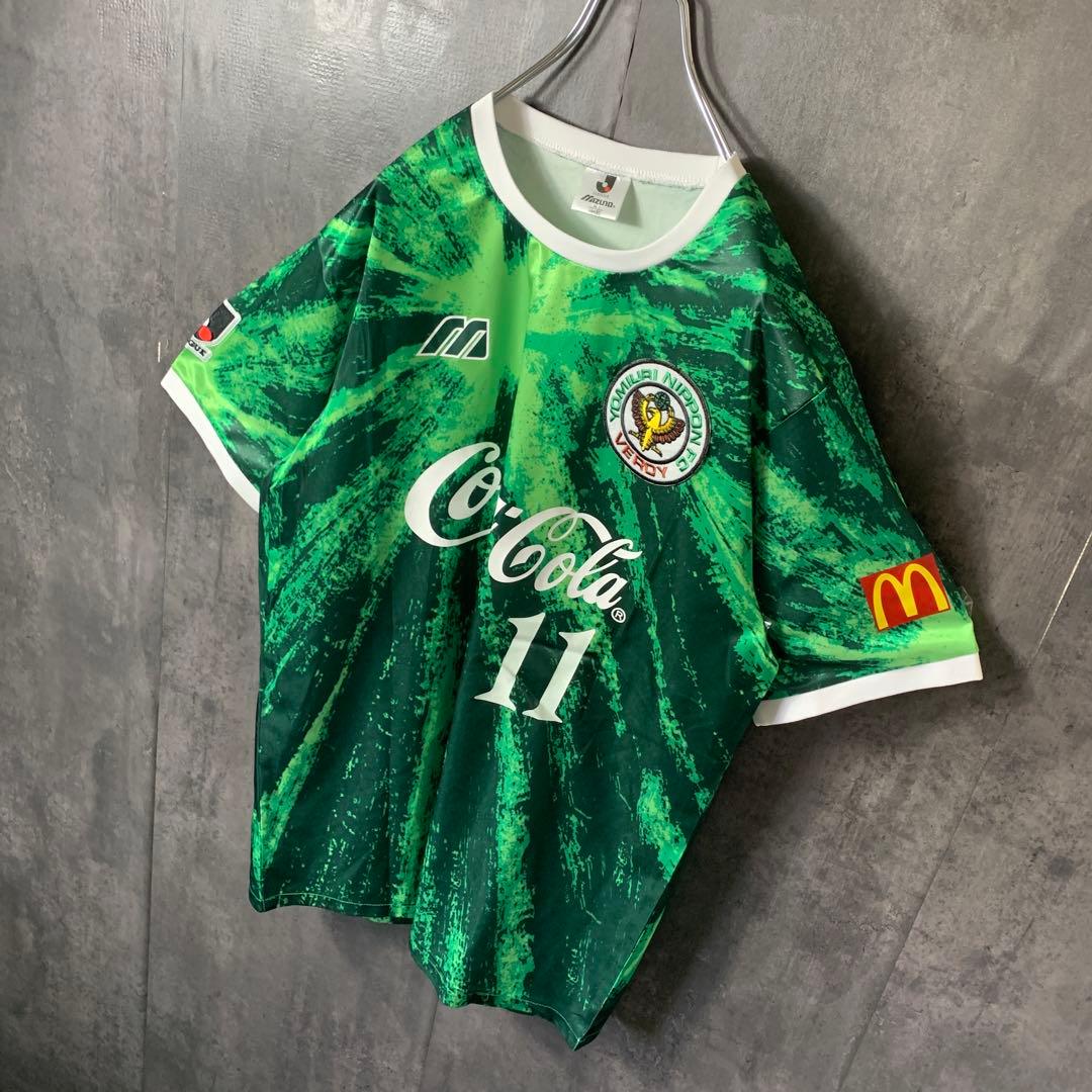 【★三浦カズ】 古着 ヴェルディ 94 ユニフォーム L 希少 vintage