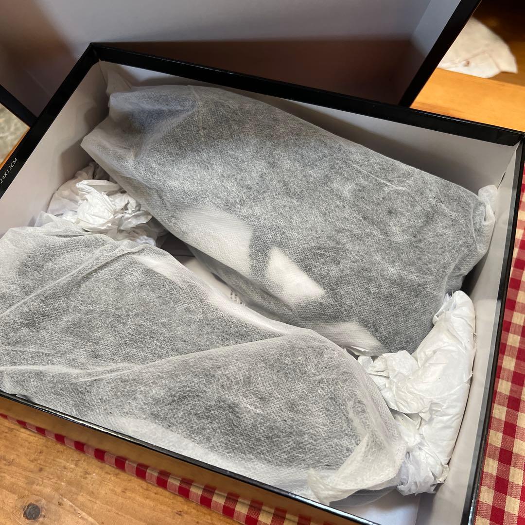 Candy Stripper ブラック バレエシューズ Lサイズ