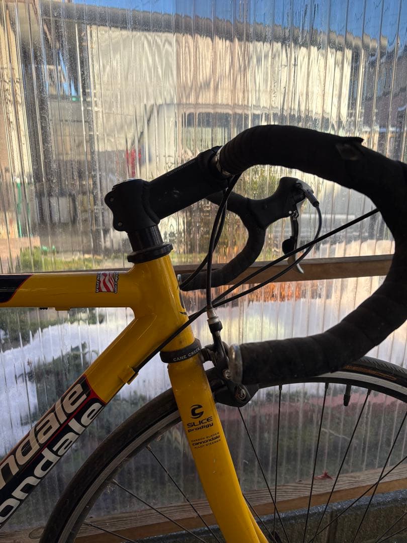 Cannondale R500 ロードバイク イエロー　caad4 アルミ